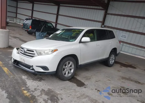 2012 Toyota Highlander Base V6 z USA, uszkodzony, nr VIN 5TDZK3EH1CS060596